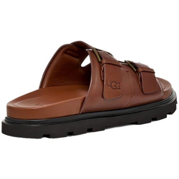 UGG Capitola Buckle Slides Men's Size US 10 / EU 43 Sandal, Brown NEW - Picture 3 of 8